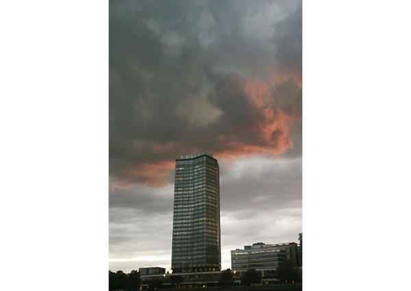 Title: Millbank Tower Red Sky Credit: Mark Lord