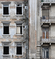 Derelict Facade Lisbon