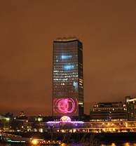 Millbank Tower Lightshow London 